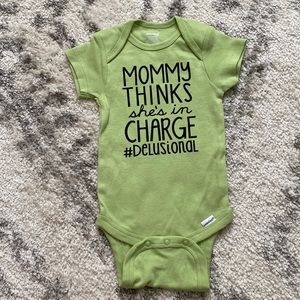 Mommy thinks she’s in charge onesie